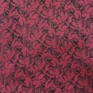Maroon and Black Upholstery Fabric 3 3/4 Yards, 57" Wide